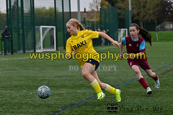 20241109-113034 West Ham United Performance Claret Girls U14 v Oxford United Girls U14