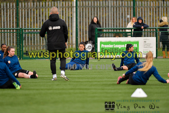 20211211-102538 West Ham United Academy Girls U16 v London Bees Academy U16