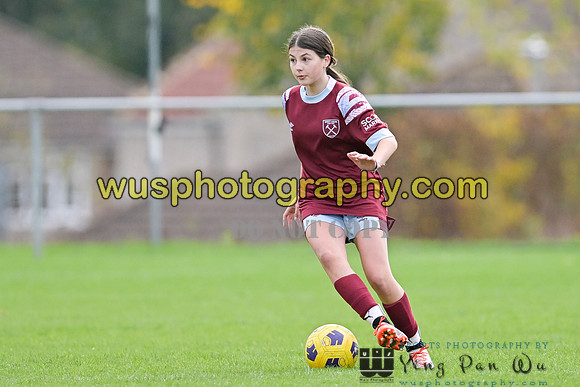 20221119-111018A Tottenham Hotspur Women FC Academy U15 v West Ham United Academy Girls U15