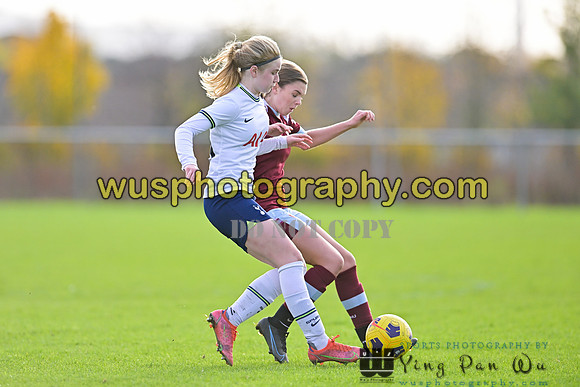20221119-105559 Tottenham Hotspur Women FC Academy U15 v West Ham United Academy Girls U15