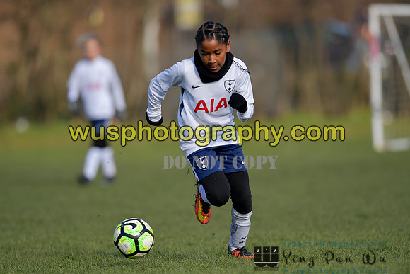 20180224-104552B Tottenham Hotspur Girls U10 v Gidea Park Rangers FC Girls U10