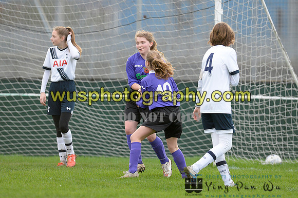 20151219-100334-2 Tottenham Hotspur Girls U14 v Garston Girls U14 Pumas