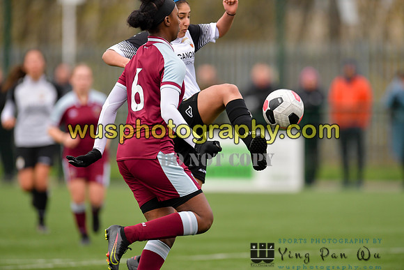 20211211-115835 West Ham United Academy Girls U16 v London Bees Academy U16