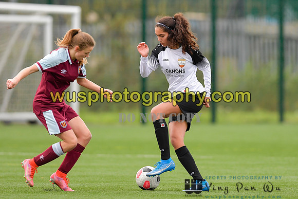 20211211-114846D West Ham United Academy Girls U16 v London Bees Academy U16