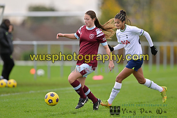 20221119-100543A Tottenham Hotspur Women FC Academy U15 v West Ham United Academy Girls U15