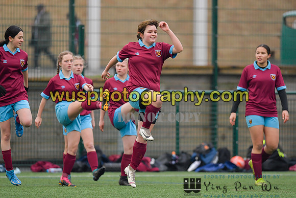 20220115-145045 West Ham United Performance Girls U16 v London City Lionesses U16