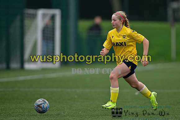 20241109-114413 West Ham United Performance Claret Girls U14 v Oxford United Girls U14