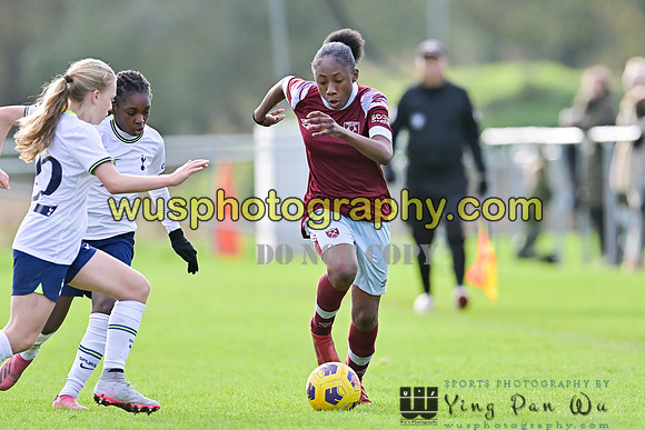 20221119-105850 Tottenham Hotspur Women FC Academy U15 v West Ham United Academy Girls U15