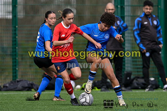 20240330-114513 Ebbsfleet United Girls U15 v London Football Talent Centre U15 Jaguars
