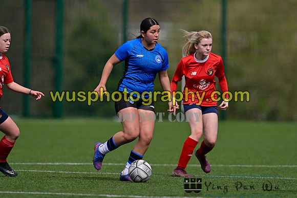 20240330-114934 Ebbsfleet United Girls U15 v London Football Talent Centre U15 Jaguars