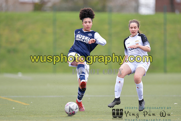 20210403-150016A London Bees Academy U14 v Millwall Lionesses Girls U14