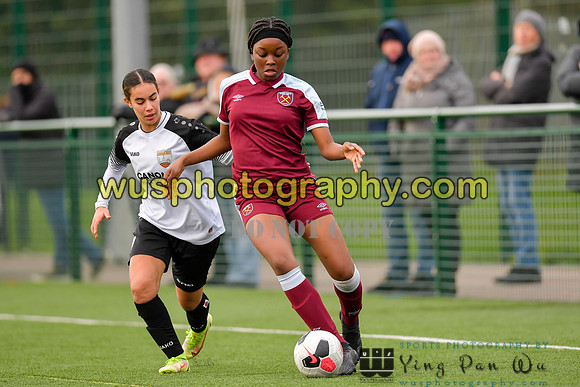 20211211-113430C West Ham United Academy Girls U16 v London Bees Academy U16