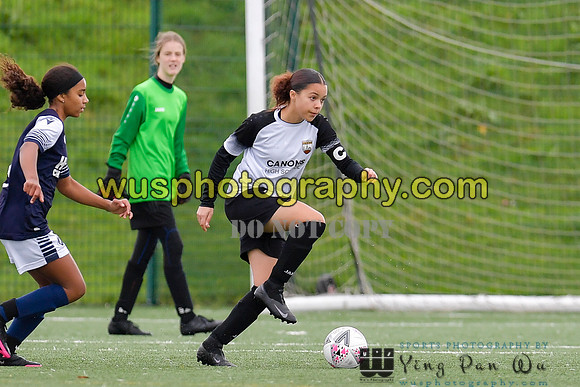 20201031-144423A London Bees Academy U14 v Millwall Lionesses Girls U14