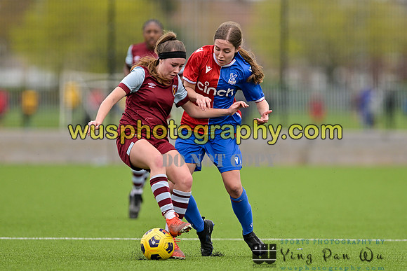 20240406-123732A West Ham United Academy Girls U16 v Crystal Palace FC Girls U16