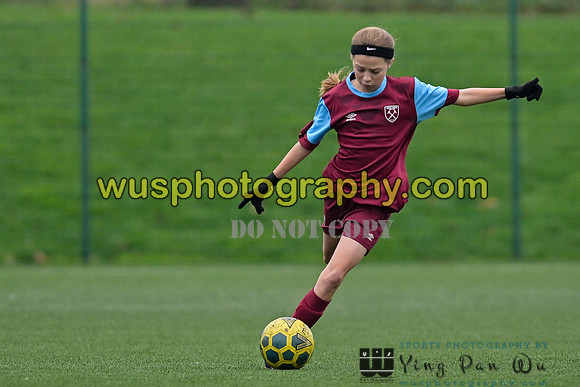 20241109-112300 West Ham United Performance Claret Girls U14 v Oxford United Girls U14