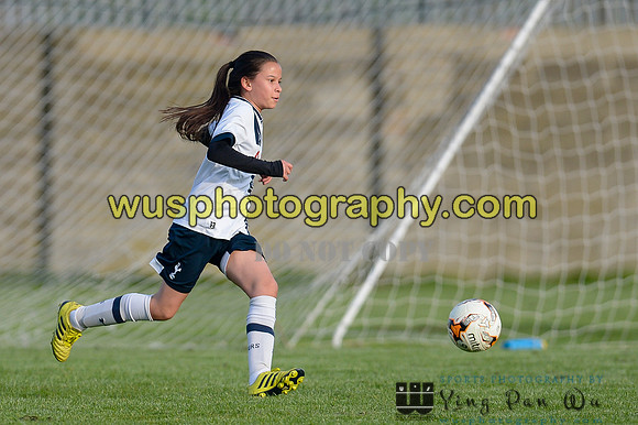 20160505-185308-2 Tottenham Hotspur Girls U12 and U13 v Årvoll IL Girls U12 and U13