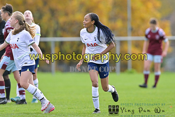 20221119-110643 Tottenham Hotspur Women FC Academy U15 v West Ham United Academy Girls U15