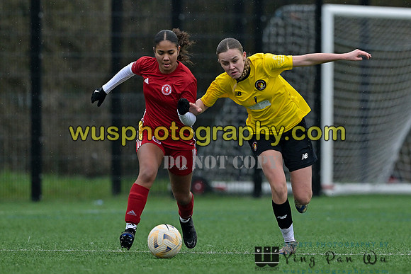 20250215-152838 Welling United Academy Girls U16 v Ebbsfleet United Girls U16