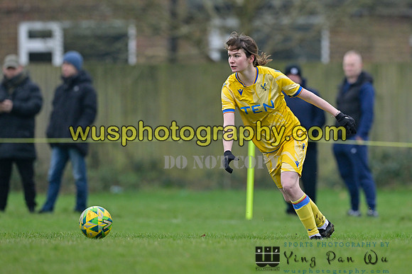 20250118-122749 Haywards Heath Town Youth FC Girls U18 v Crystal Palace FC Academy Girls U16