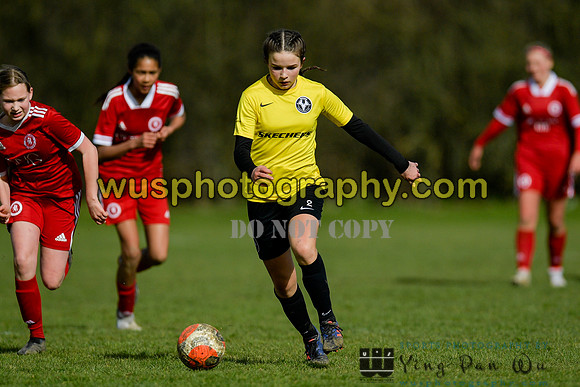20220312-133642B Watford Ladies FC U14 Warriors v Welling United Girls U14