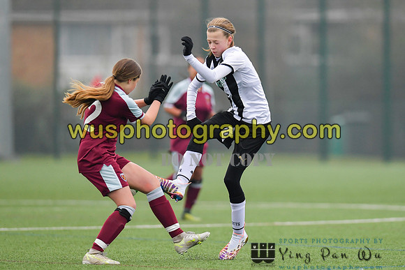 20220115-141133 West Ham United Academy Girls U14 v Notts County FC Girls U14