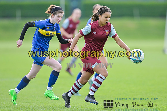 20240413-100344 AFC Wimbledon Girls U14 v West Ham United Academy Girls U14