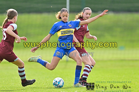 20240413-100452 AFC Wimbledon Girls U14 v West Ham United Academy Girls U14