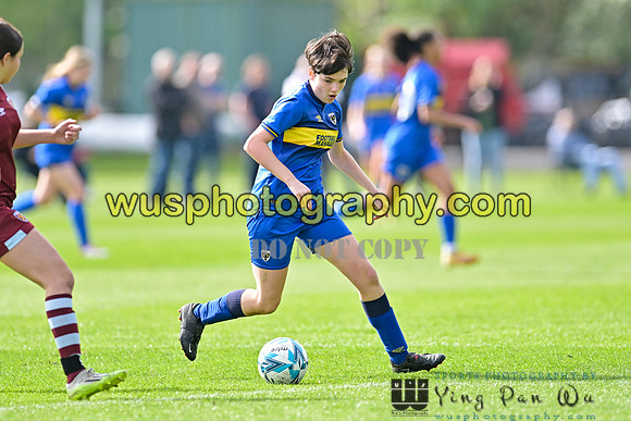 20240413-101902 AFC Wimbledon Girls U14 v West Ham United Academy Girls U14