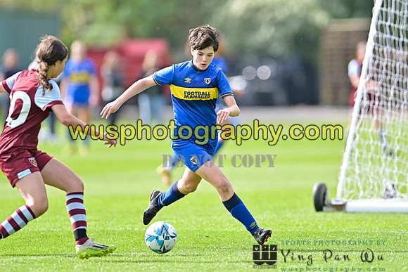 20240413-101902B AFC Wimbledon Girls U14 v West Ham United Academy Girls U14