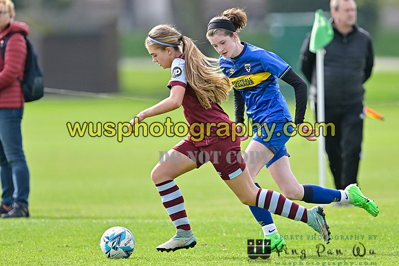 20240413-102334A AFC Wimbledon Girls U14 v West Ham United Academy Girls U14