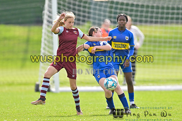 20240413-103217A AFC Wimbledon Girls U14 v West Ham United Academy Girls U14