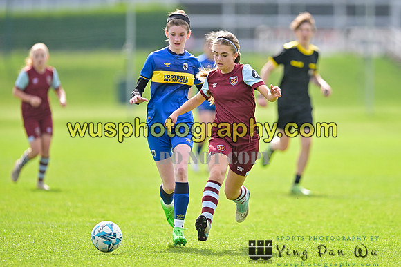 20240413-103630 AFC Wimbledon Girls U14 v West Ham United Academy Girls U14