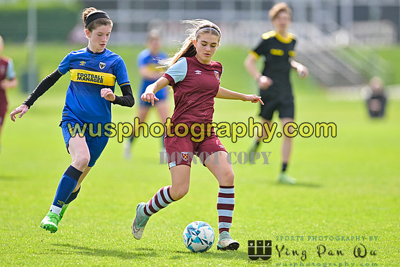 20240413-103631 AFC Wimbledon Girls U14 v West Ham United Academy Girls U14