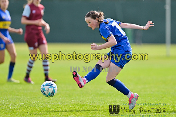 20240413-104432A AFC Wimbledon Girls U14 v West Ham United Academy Girls U14