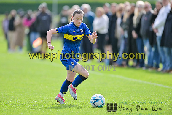 20240413-104439A AFC Wimbledon Girls U14 v West Ham United Academy Girls U14