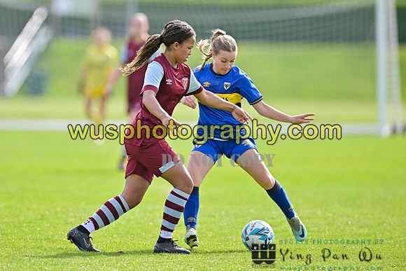 20240413-104459 AFC Wimbledon Girls U14 v West Ham United Academy Girls U14