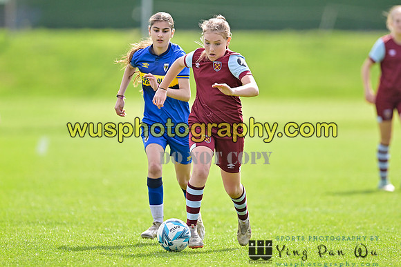20240413-105529A AFC Wimbledon Girls U14 v West Ham United Academy Girls U14
