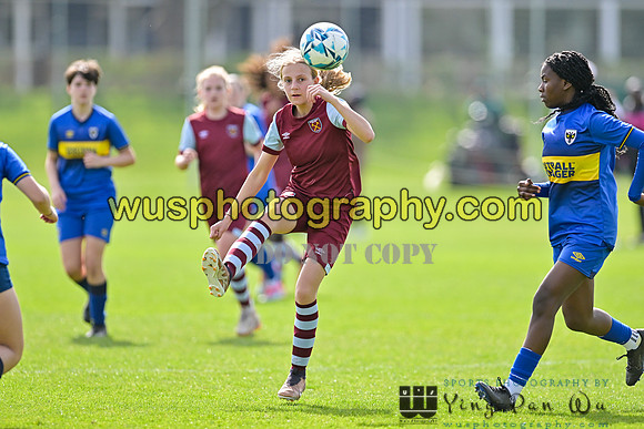 20240413-110033 AFC Wimbledon Girls U14 v West Ham United Academy Girls U14