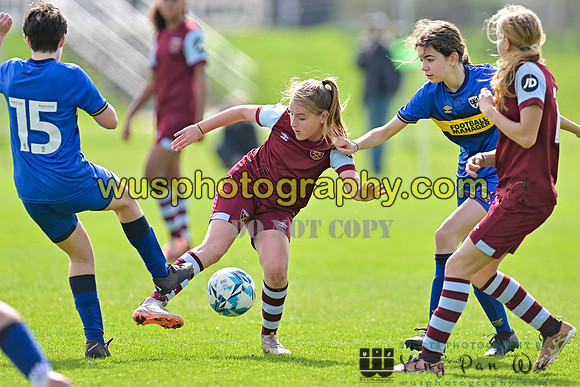 20240413-110218C AFC Wimbledon Girls U14 v West Ham United Academy Girls U14