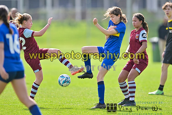 20240413-110217 AFC Wimbledon Girls U14 v West Ham United Academy Girls U14