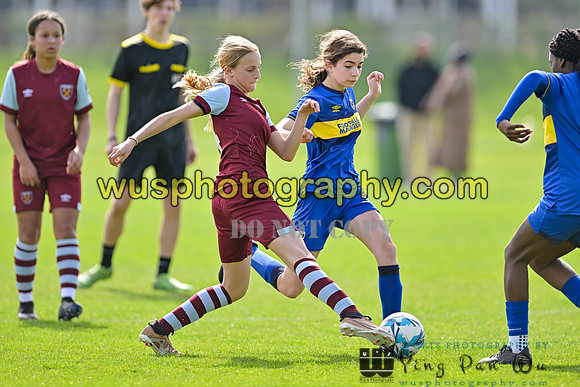 20240413-110219 AFC Wimbledon Girls U14 v West Ham United Academy Girls U14