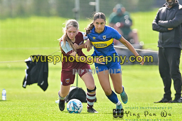20240413-110347 AFC Wimbledon Girls U14 v West Ham United Academy Girls U14
