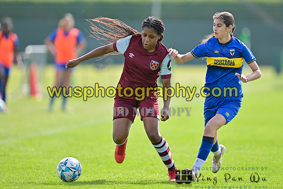 20240413-110246D AFC Wimbledon Girls U14 v West Ham United Academy Girls U14