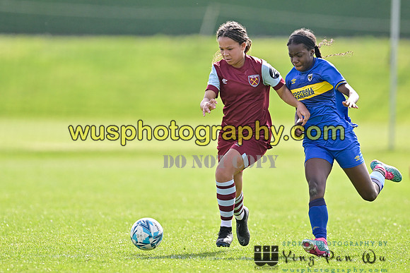 20240413-110917 AFC Wimbledon Girls U14 v West Ham United Academy Girls U14