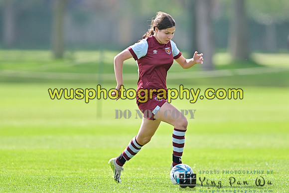 20240413-110955 AFC Wimbledon Girls U14 v West Ham United Academy Girls U14