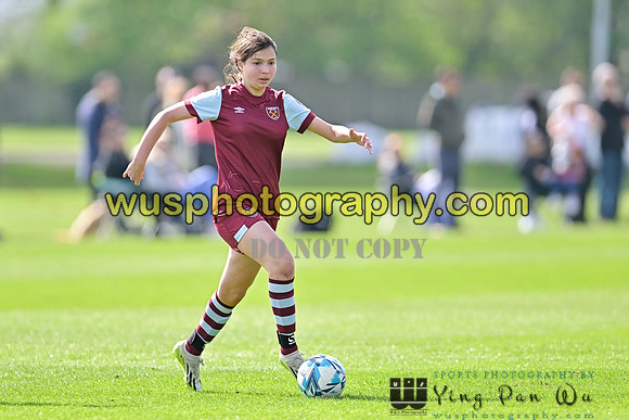20240413-110956C AFC Wimbledon Girls U14 v West Ham United Academy Girls U14