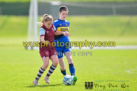 20240413-111122A AFC Wimbledon Girls U14 v West Ham United Academy Girls U14