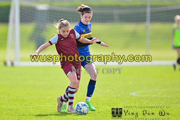 20240413-111122B AFC Wimbledon Girls U14 v West Ham United Academy Girls U14