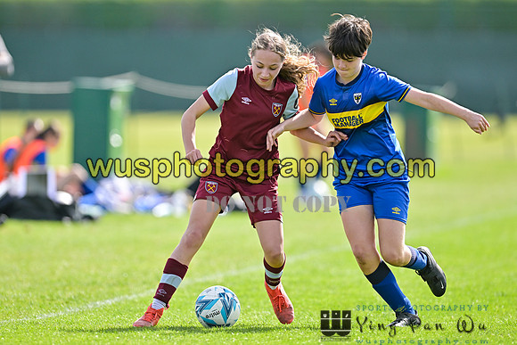20240413-111157 AFC Wimbledon Girls U14 v West Ham United Academy Girls U14