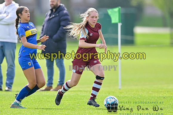 20240413-112104 AFC Wimbledon Girls U14 v West Ham United Academy Girls U14